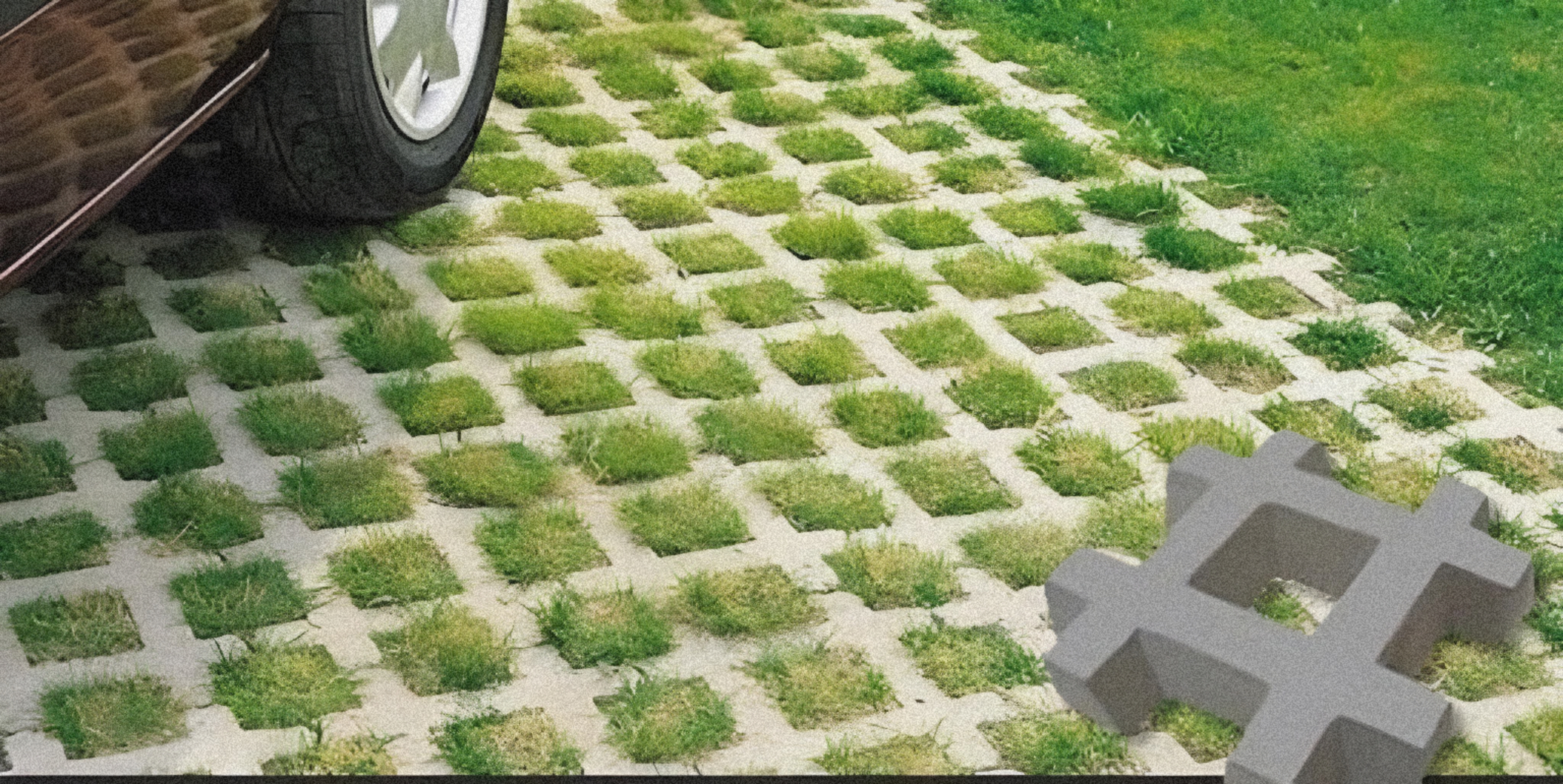 BLOQUE PARA CÉSPED 33X33X6