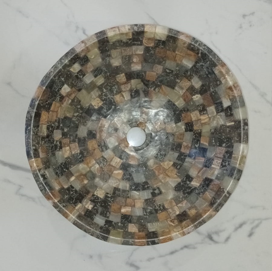 BACHA ONIX PARA LAVAMANOS, Diámetro 38