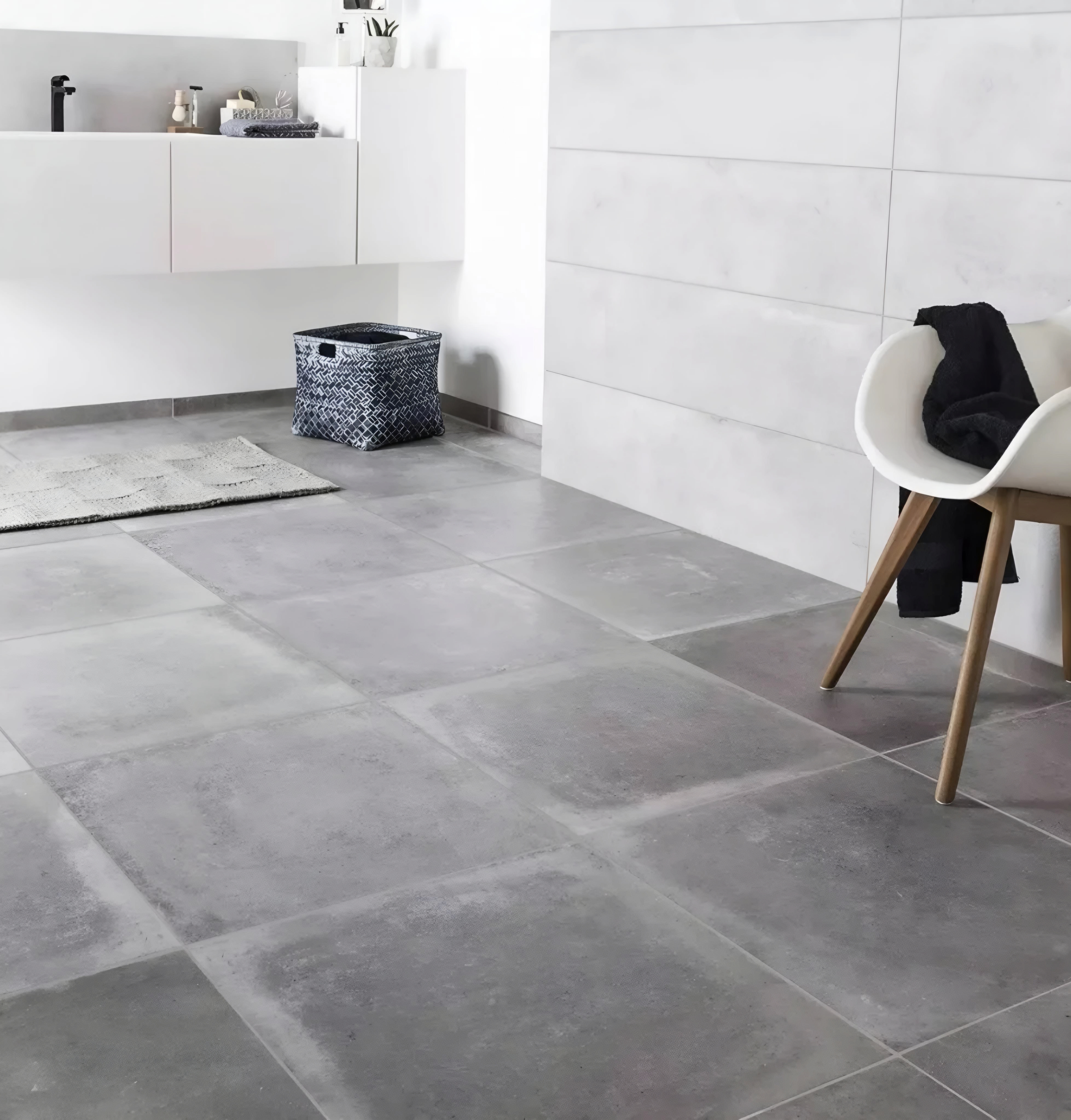 Baldoson Cemento Liso 50x50 X 3cm