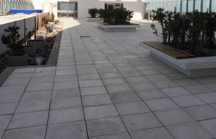 Baldoson Cemento Liso 50x50 X 3cm