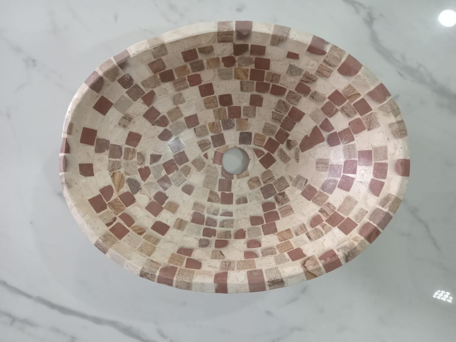 BACHA OVAL MULTICOLOR PARA LAVAMANOS