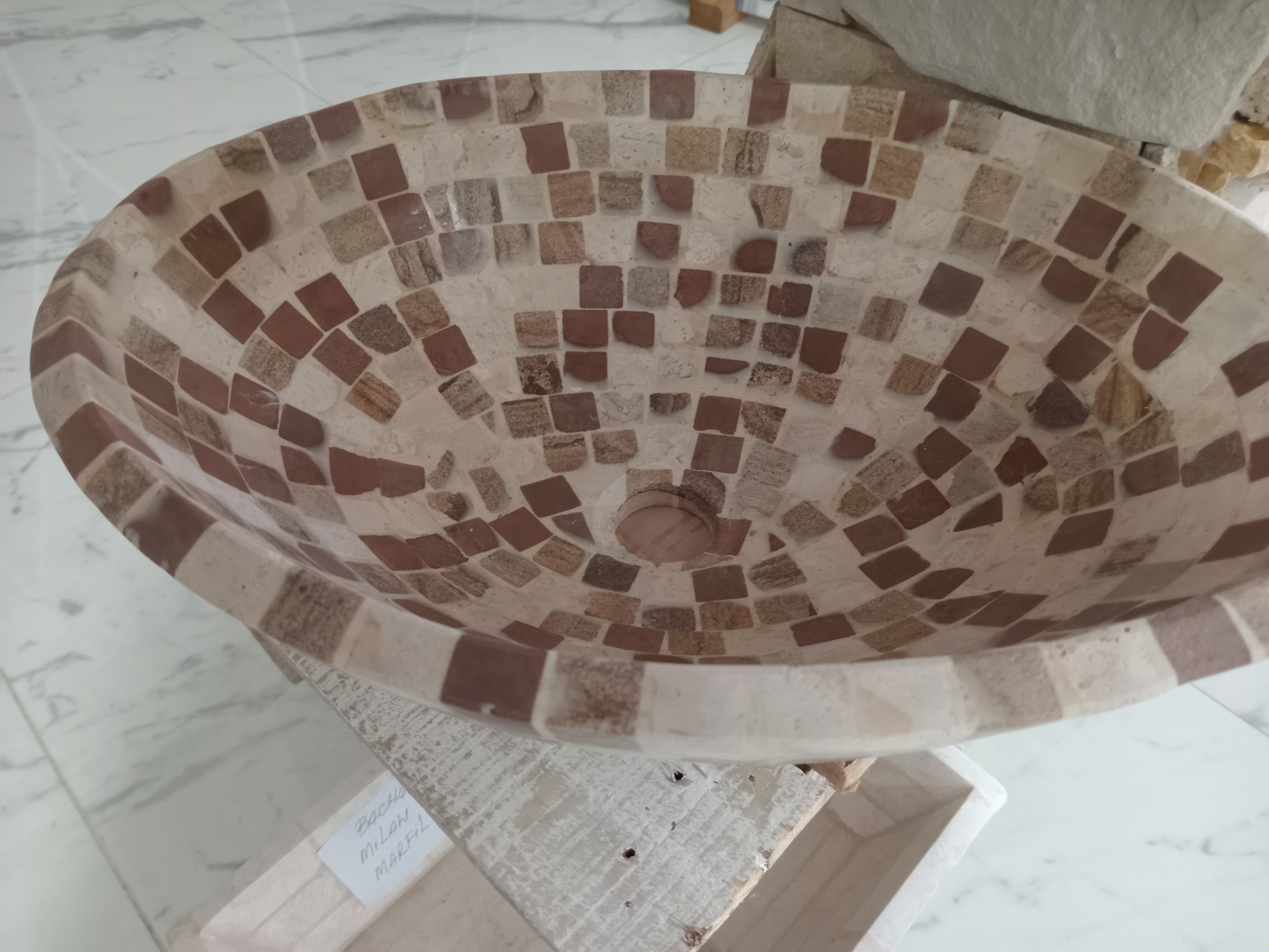 BACHA OVAL MULTICOLOR PARA LAVAMANOS