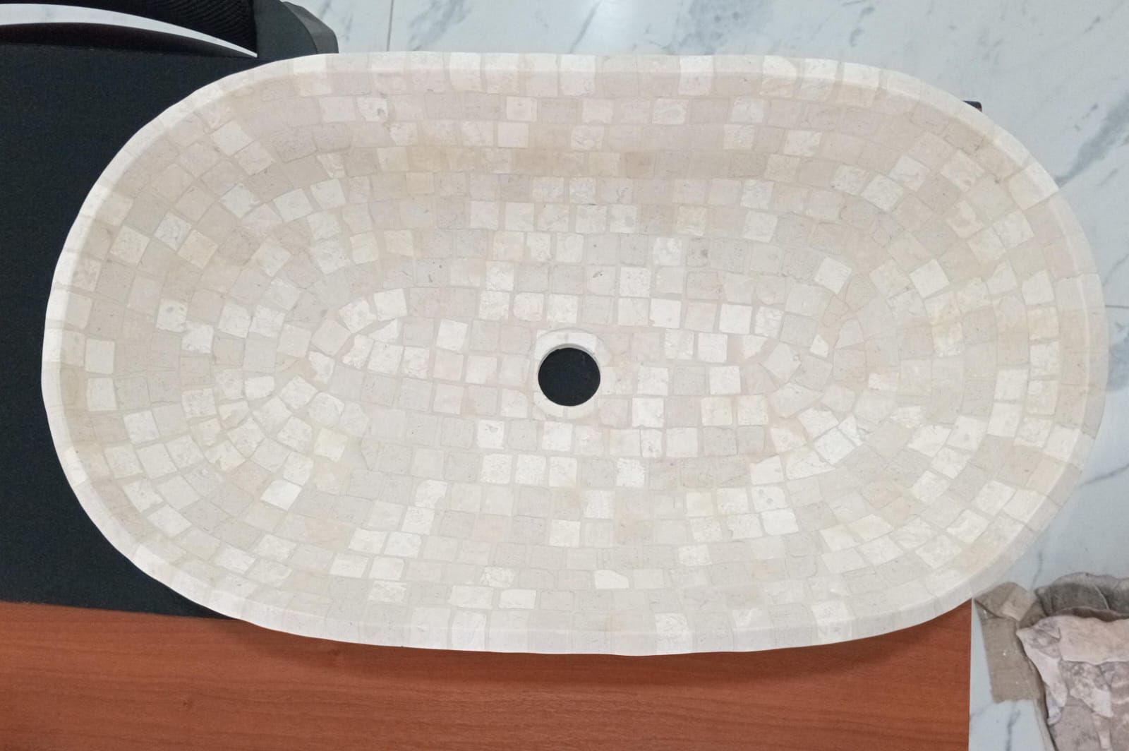 BACHA FLORENCIA TRAVERTINO 60X34 PARA LAVAMANOS