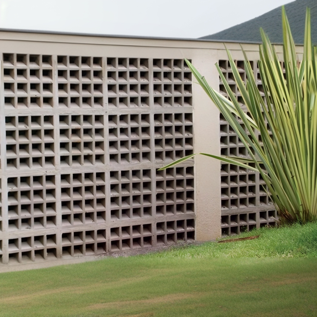 Ladrillos Decorativos, Parasol De Cemento 39x39x7