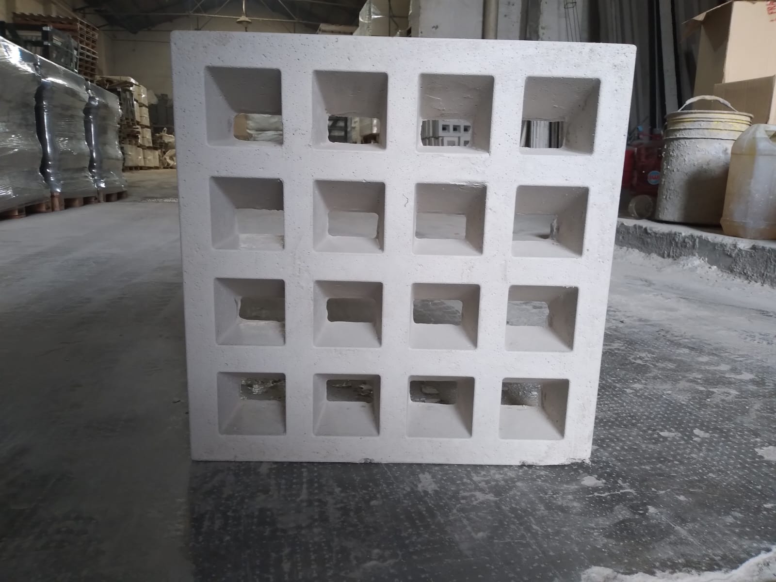 Ladrillos Decorativos, Parasol De Cemento 39x39x7