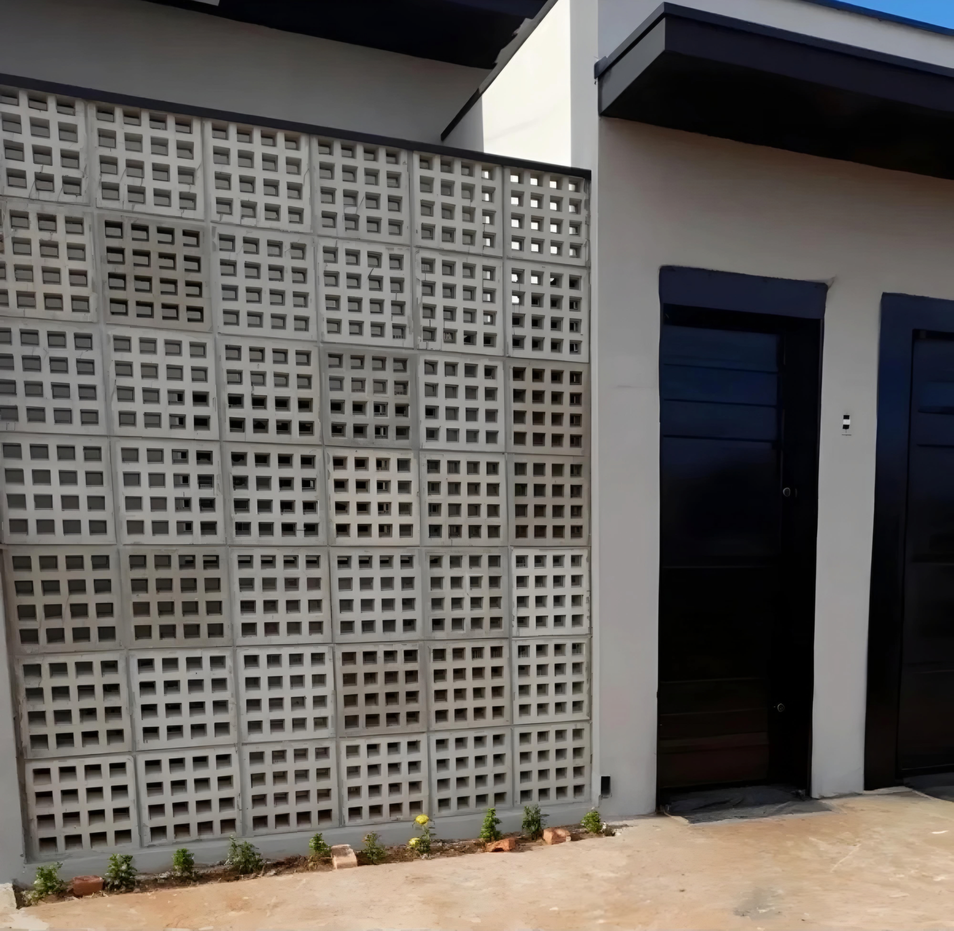 Ladrillos Decorativos, Parasol De Cemento 39x39x7