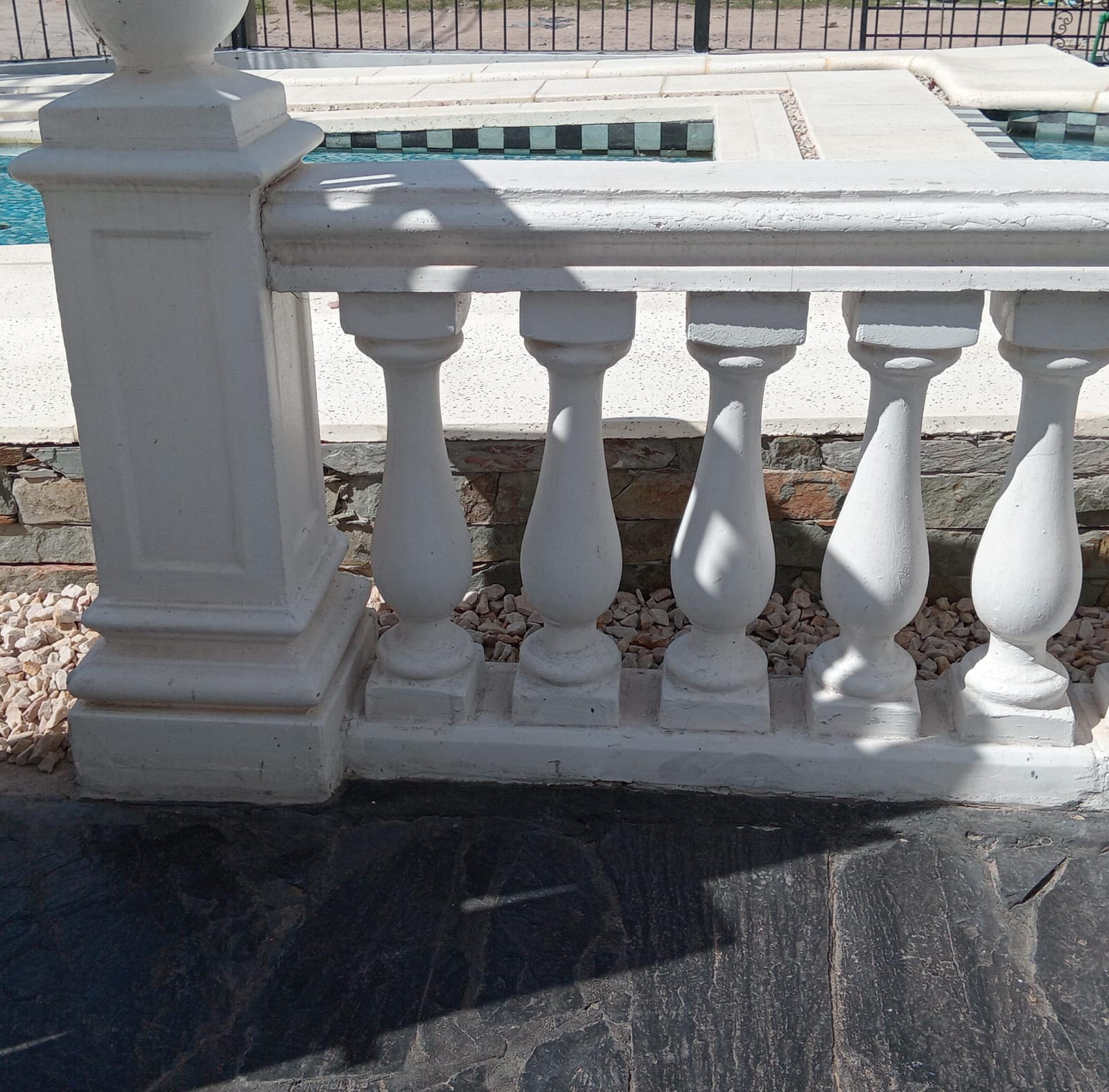 E-1601 BALAUSTRE 60+BASE+PASAMANOS POR METRO LINEAL