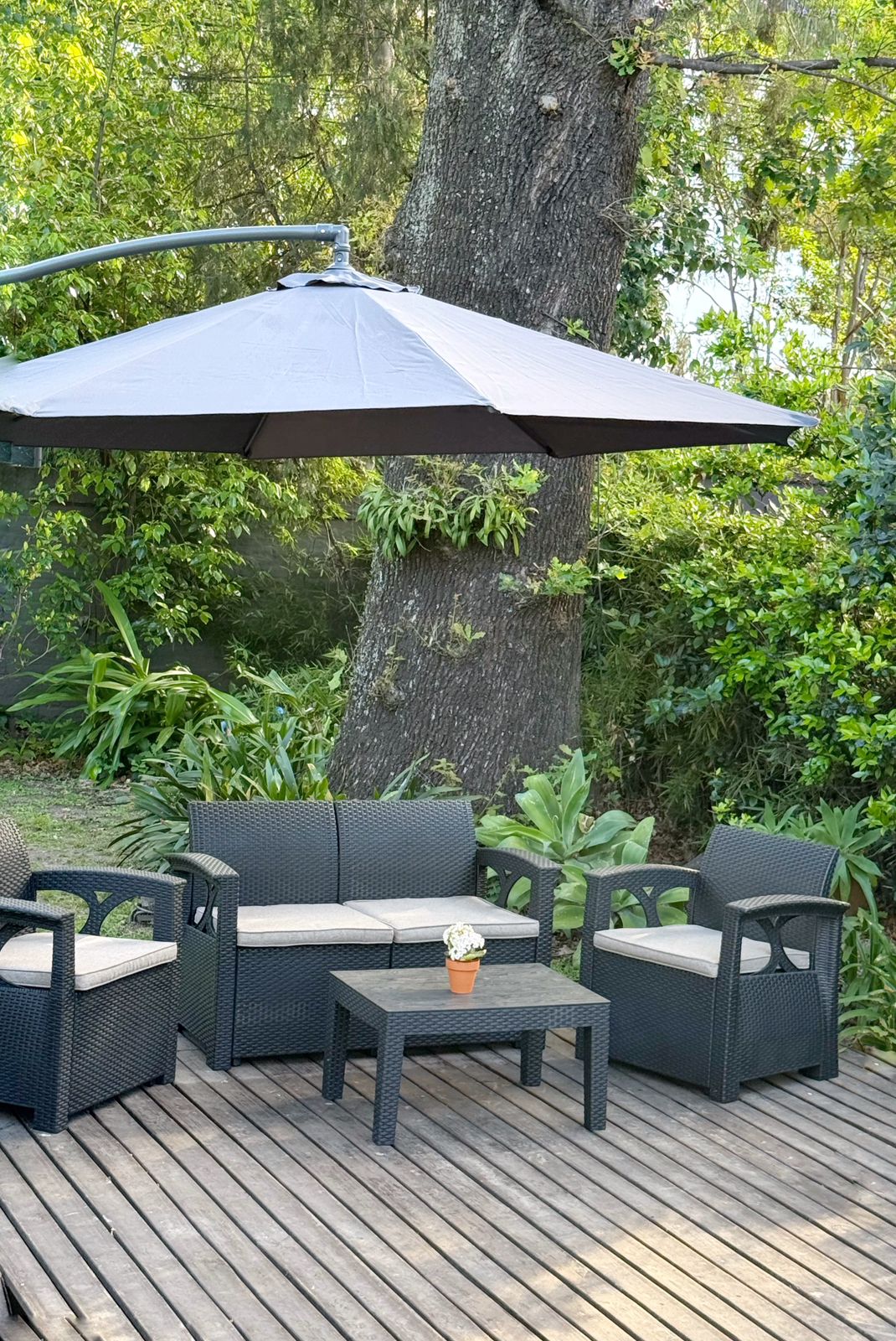 SOMBRILLA GRIS OSCURO