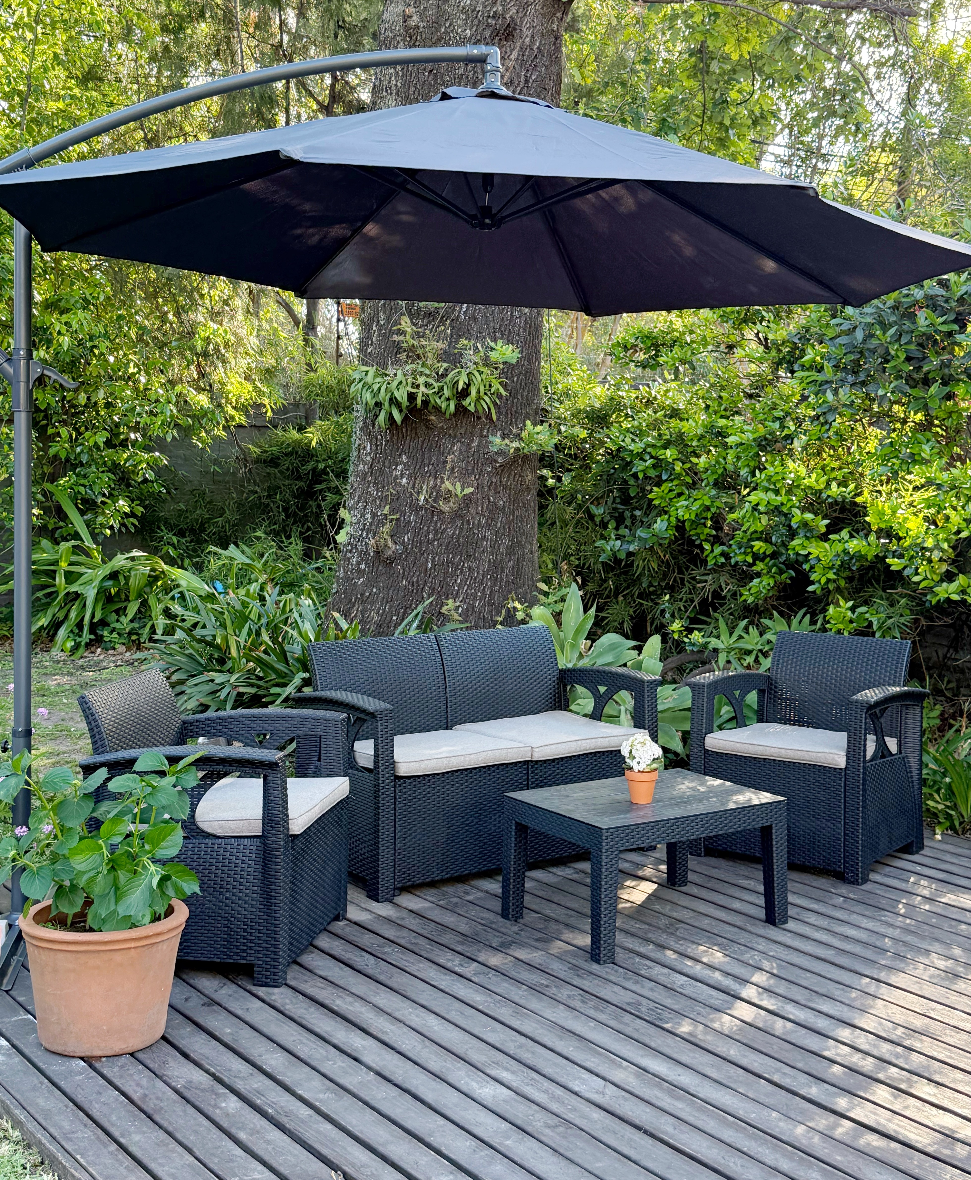 SOMBRILLA GRIS OSCURO